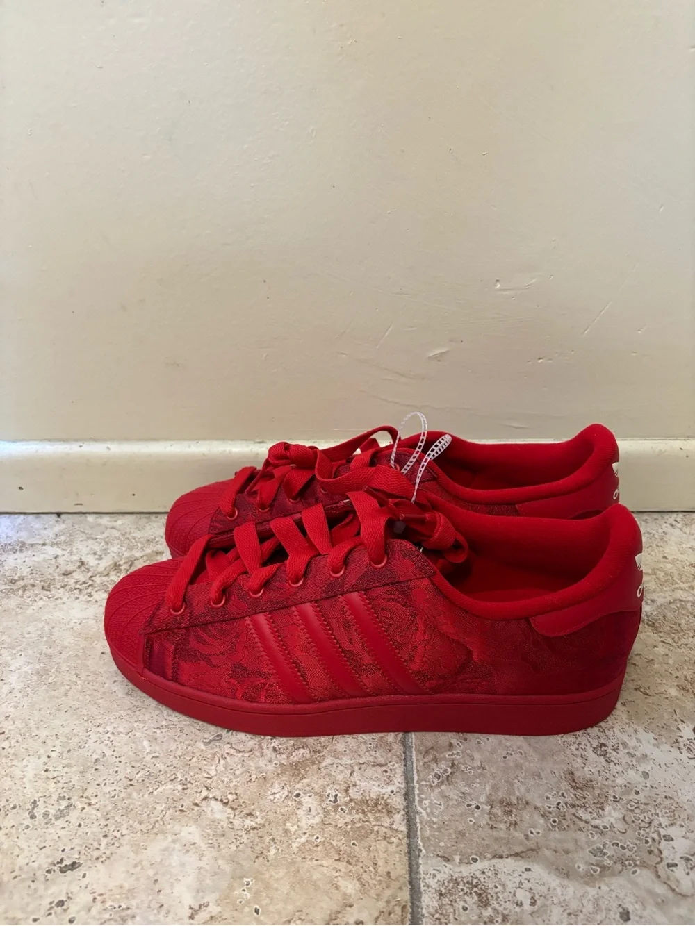 Size 13 - Adidas Superstar II Better Scarlet Rose Red Men's IH9302